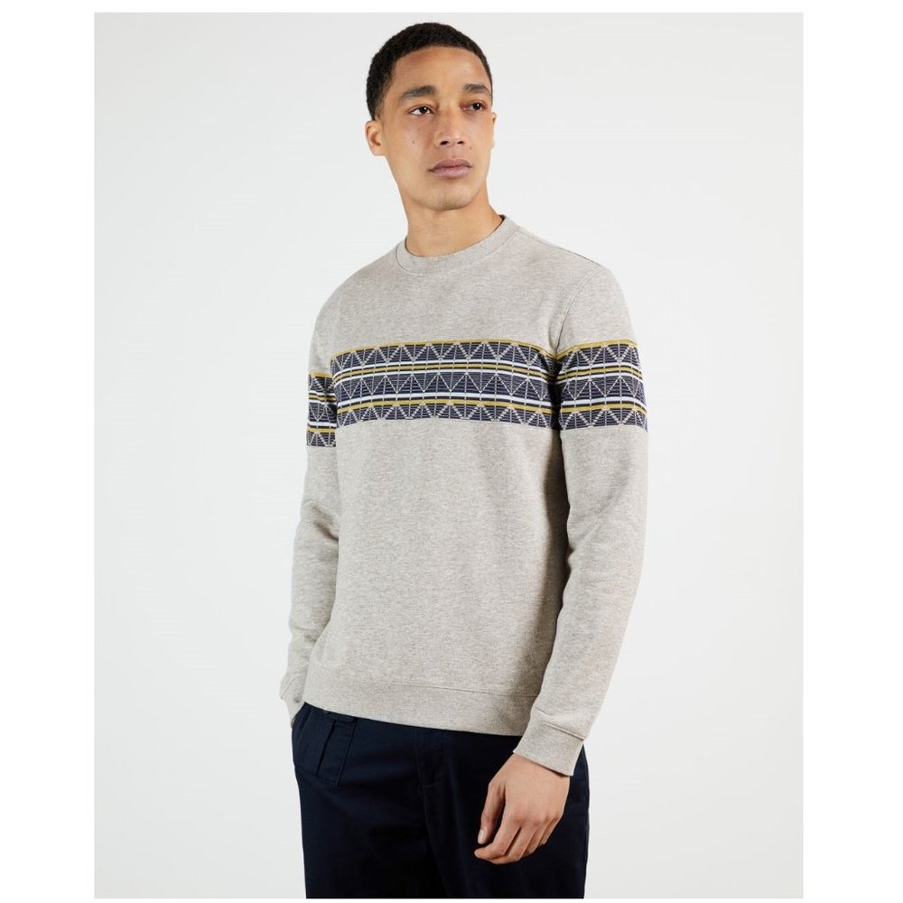 NWT Ted Baker London KINFISH Printed Chest Sweatshirt Gray Size 3XL $150 3C508